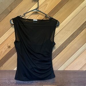 Abercrombie & Fitch Black Mesh Tank Top